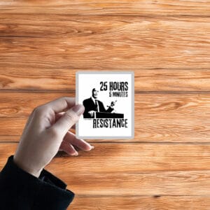 25 Hour 5 Minute Record Speech-Cory Booker Sticker