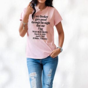 25 Hours 5 Minutes Senate Floor Speech Filibuster - Cory Booker Shirt