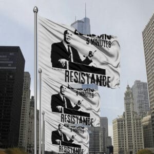 Cory Booker, 25 Hour 5 Minute Record Speech Flag