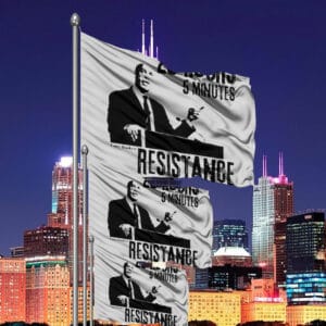 Cory Booker, 25 Hour 5 Minute Record Speech Flag