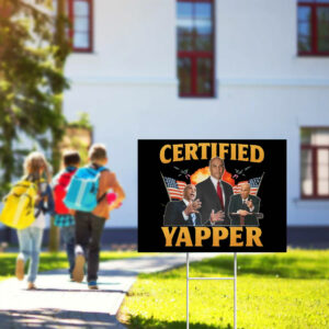 Cory Booker Certified Yapper Funny Meme Yard Sign