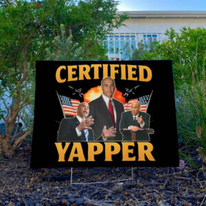 Cory Booker Certified Yapper Funny Meme Yard Sign