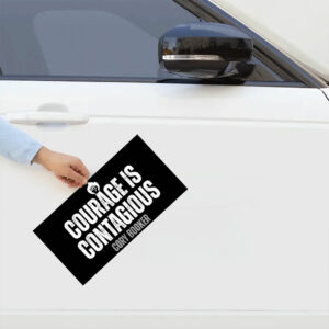 Cory Booker Courage Is Contagious Sticker