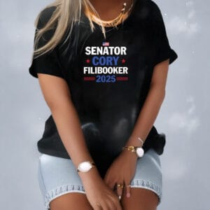 Cory Booker Filibuster 2025 T-Shirt