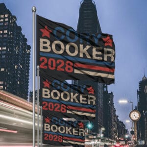 Cory Booker For President 2028 Flag