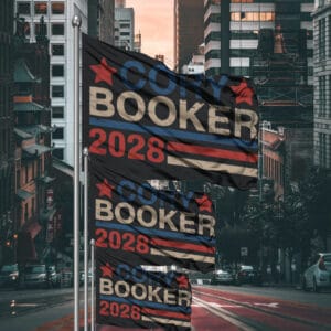 Cory Booker For President 2028 Flag