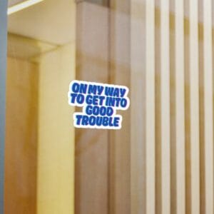 Cory Booker On My Way To Get Into Good Trouble Stickers