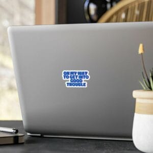 Cory Booker On My Way To Get Into Good Trouble Stickers