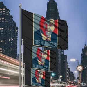 Cory Booker The Filibuster Flag