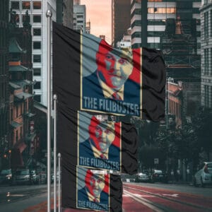 Cory Booker The Filibuster Flag