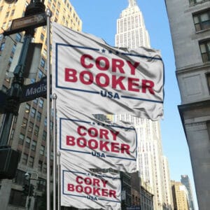 Cory Booker USA – Bold Voice Democracy Defender Flag