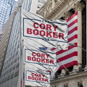 Cory Booker USA – Bold Voice Democracy Defender Flag