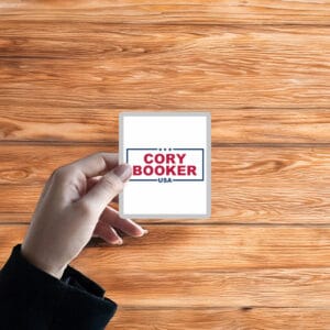 Cory Booker USA – Bold Voice Democracy Defender Sticker
