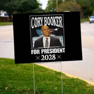 Cory Booker for President 2028 Yard Sign