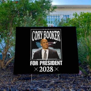 Cory Booker for President 2028 Yard Sign