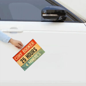 Cory booker 25 hours 4 minutes Sticker