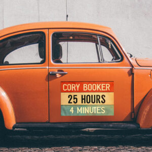 Cory booker 25 hours 4 minutes Sticker