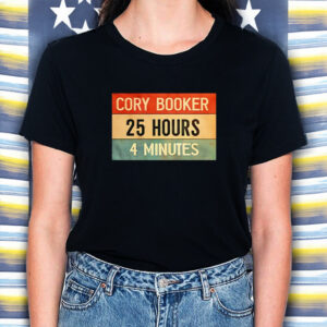 Cory booker 25 hours 4 minutes T-Shirt