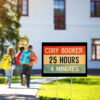 Cory booker 25 hours 4 minutes Yard Sign