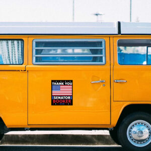 Defend Democracy Resist, Thank You Cory Booker Sticker