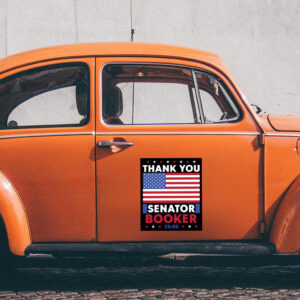 Defend Democracy Resist, Thank You Cory Booker Sticker