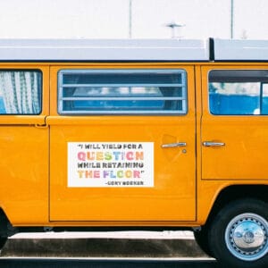 Fight The Oligarchy, Cory Booker Sticker