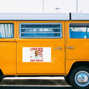 I Stand With Cory Booker Shirt Anti Trump Sticker