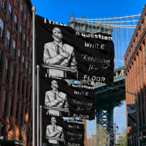 I yield for a question while retaining the floor, Cory Booker Senator Flag