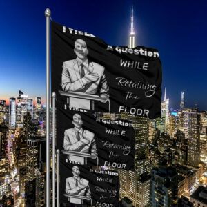 I yield for a question while retaining the floor, Cory Booker Senator Flag