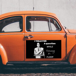 I yield for a question while retaining the floor, Cory Booker Senator Sticker