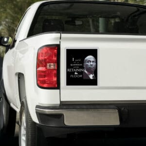 I yield for a question while retaining the floor-Senator Cory Booker Sticker