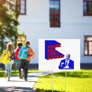 New Thank You Cory Booker Yard Sign