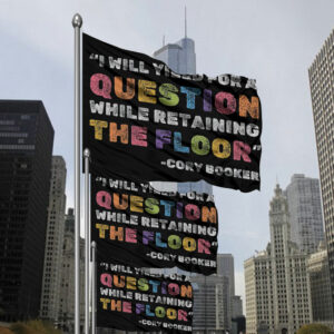 Official Cory Booker, Fight The Oligarchy Flag