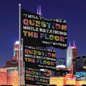 Official Cory Booker, Fight The Oligarchy Flag