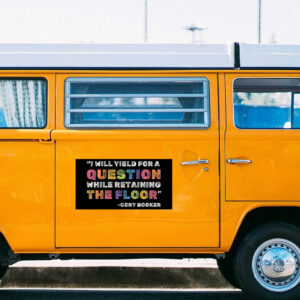 Official Cory Booker, Fight The Oligarchy Sticker