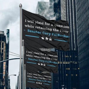 Official Cory Booker Filibuster Flag