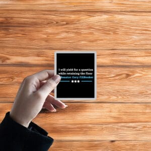 Official Cory Booker Filibuster Sticker