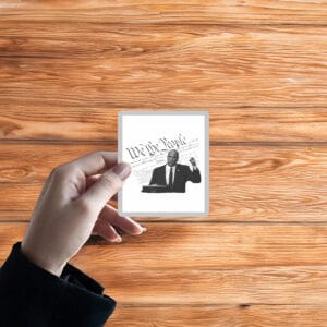 Political Activist-We The People Sticker