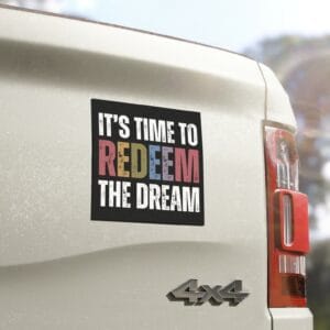 Redeem The Dream Car Magnets, Sticker