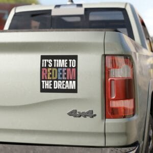 Redeem The Dream Car Magnets, Sticker