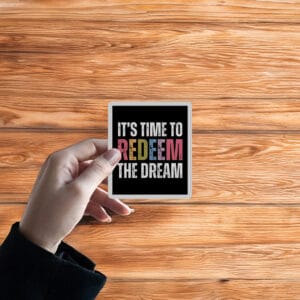 Redeem the Dream Shirt, Anti Oligarchy Sticker