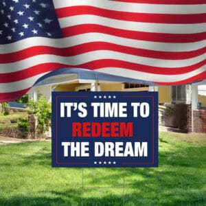 Redeem the Dream Yard Sign, Cory Booker Protect Social Security Sign