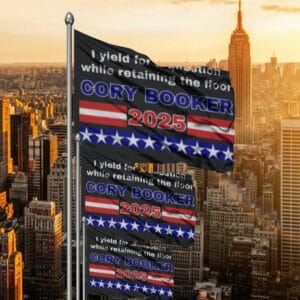 Senator Cory Booker 2025 Flag