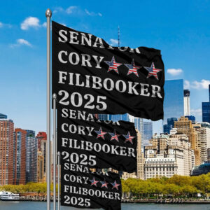 Senator Cory Booker Filibuster 2025 Flag
