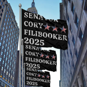 Senator Cory Booker Filibuster 2025 Flag