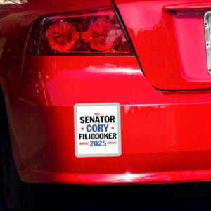 Senator Cory Booker Filibuster 2025 Sticker