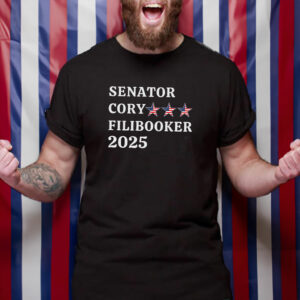Senator Cory Booker Filibuster 2025 T-Shirt