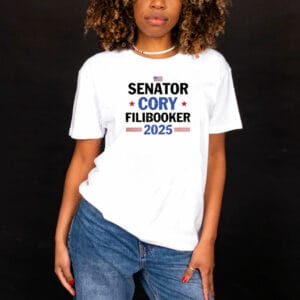 Senator Cory Booker Filibuster 2025 T-Shirt