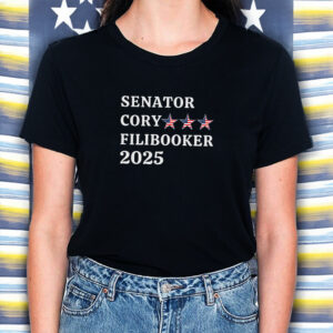 Senator Cory Booker Filibuster 2025 T-Shirt