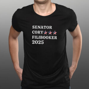 Senator Cory Booker Filibuster 2025 T-Shirt